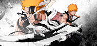 Ichigo's Merged Hollow Form and the true form of his Bankai.