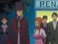 Orihime and Kurōdo discuss what Sado and Noba talk about when together.