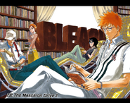 Hitsugaya and several others on the cover of Chapter 232.