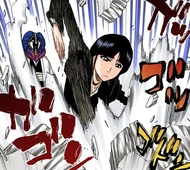 Mayuri has Nemu dig through the rubble with Tedoriru.