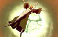 Ichigo falls to the entrance.