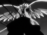 Hitsugaya is slashed across the chest by Shawlong.