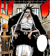 Kenpachi meets Orihime Inoue and agrees to help her.