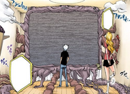 Rangiku and Hitsugaya set up a large monitor in Orihime's apartment.