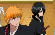 Rukia senses nothing from the girl.