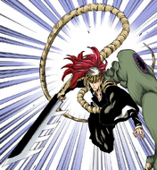 Renji uses Orochiō.