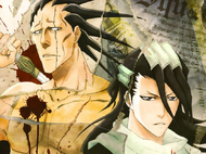 Byakuya with Kenpachi on the 2010 Calendar.