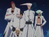 Di Roy and Grimmjow's other Fracción arrive in Karakura Town.