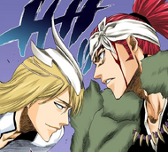 Yylfordt surprises Renji with his speed.