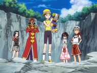 Karin and the other Karakura Superheroes.