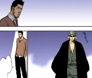 Isshin meets up with Urahara for an unknown agenda.