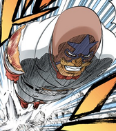 Mask leaps toward Renji.