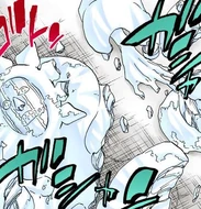 593Mayuri is frozen.png (417 KB) Mayuri is frozen and shatters into pieces, seemingly dying.