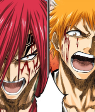 143Ichigo and Renji declare