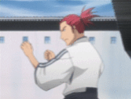 Renji Abarai uses Shakkahō during a lesson and causes an explosion.