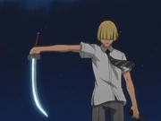 Zanpaku-tō de Shinji en su forma sellada