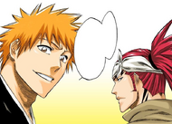 Ichigo thanks Nel for bringing them this far.