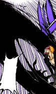 Ichigo fires the Getsuga Tenshō at Ulquiorra.