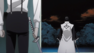 Tsukishima approaches Byakuya.