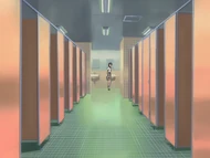 Tatsuki is alerted by a strange noise in the classroom.