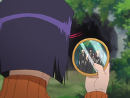 Izuru, Hisagi, and Rangiku catch up to Yumichika.