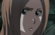 Orihime declares her resolve to Riruka.