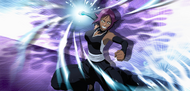 Yoruichi as a member of the Gotei 13.