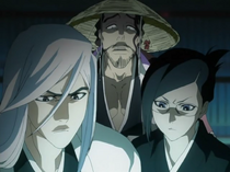 Ukitake Kyōraku Nanao à la bibliothèque