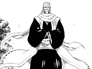 Ginrei arrives at the Kuchiki Family Manor.