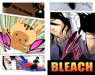 Tsukishima, Byakuya, and Rukia on the cover of Chapter 469.