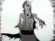 Ulquiorra reveals his Espada rank.