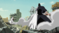 Aizen reaches his limit as a Shinigami.