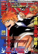 Ichigo on the cover of the September 4th 2006 issue of Shonen Jump.