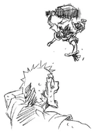 Vol18Jinta attacks.png (84 KB) Jinta attacks Kon with his Muteki Tekkon.