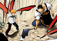 Tessai severs Ichigo's Chain of Fate.