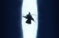 Rukia reveals that the true power of Sode no Shirayuki is to freeze her body temperature.