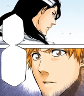 Byakuya asserts that Ichigo must go to Karakura Town because he is its Substitute Shinigami.