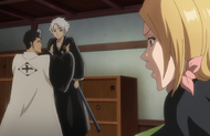 Rangiku criticizes Isshin for praising Hitsugaya.