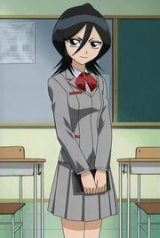 Rukia como estudiante