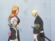 Rangiku admits that she forgot to contact the Third Division.