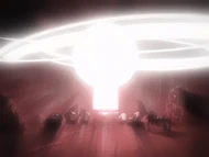 An unstable Jōkaishō explodes, leading to the birth of the Bount by affecting reincarnating .