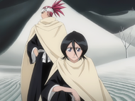 Rukia asks Ichigo if she and Renji are not his friends.