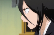 Rukia demands to know why Byakuya will not answer her.