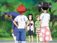 Ururu and Jinta meet Karin and Yuzu.