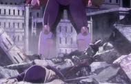 Gerard incapacitates Byakuya and the other Shinigami.