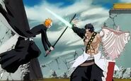 Shūsuke Amagai walczy z Ichigo.