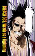 Kenpachi on the cover of Chapter 503.