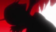 Nnoitra recibe el ataque final de Kenpachi