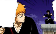 Zennosuke confronts Ichigo Kurosaki.