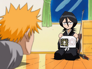 Rukia explains Pluses and Hollows to Ichigo.